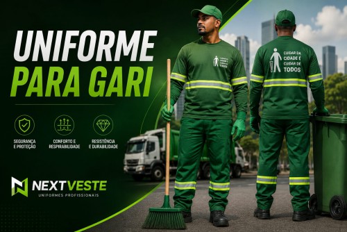 uniforme para gari 