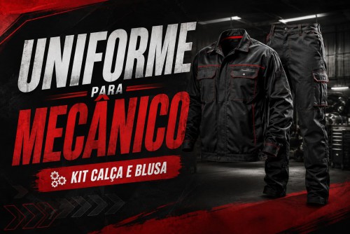 Uniforme para mecânico ( calça e blusa )
