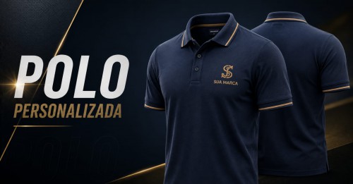 Blusa gola polo 